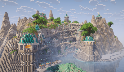 Vue sur les falaises et le Port des Marées